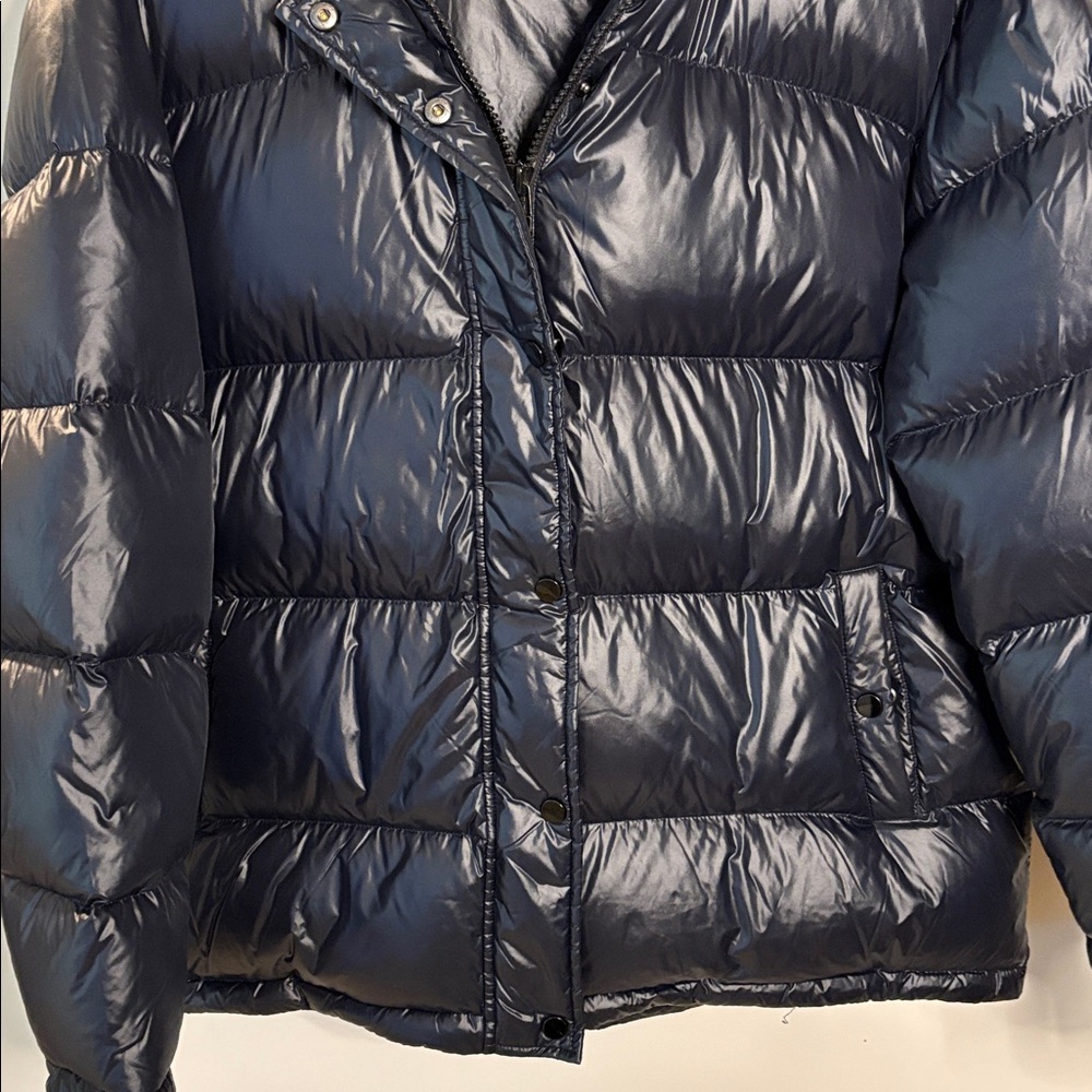 Quince XL Shiny Black Puffer Jacket - Picture 5 of 8
